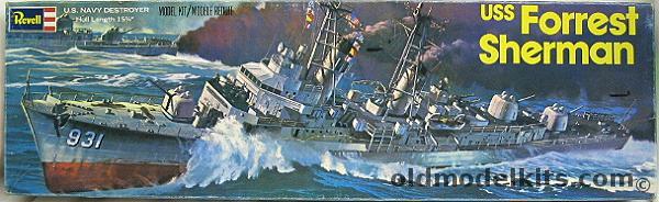 Revell 1/320 USS Forrest Sherman DD931 Destroyer, H463 plastic model kit